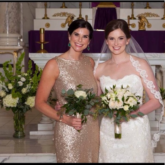 Sorella Vita #8824 Gold bridesmaid dress. Size 10 - Picture 3 of 4